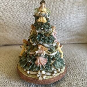 Holiday Angel Christmas Tree Figurine